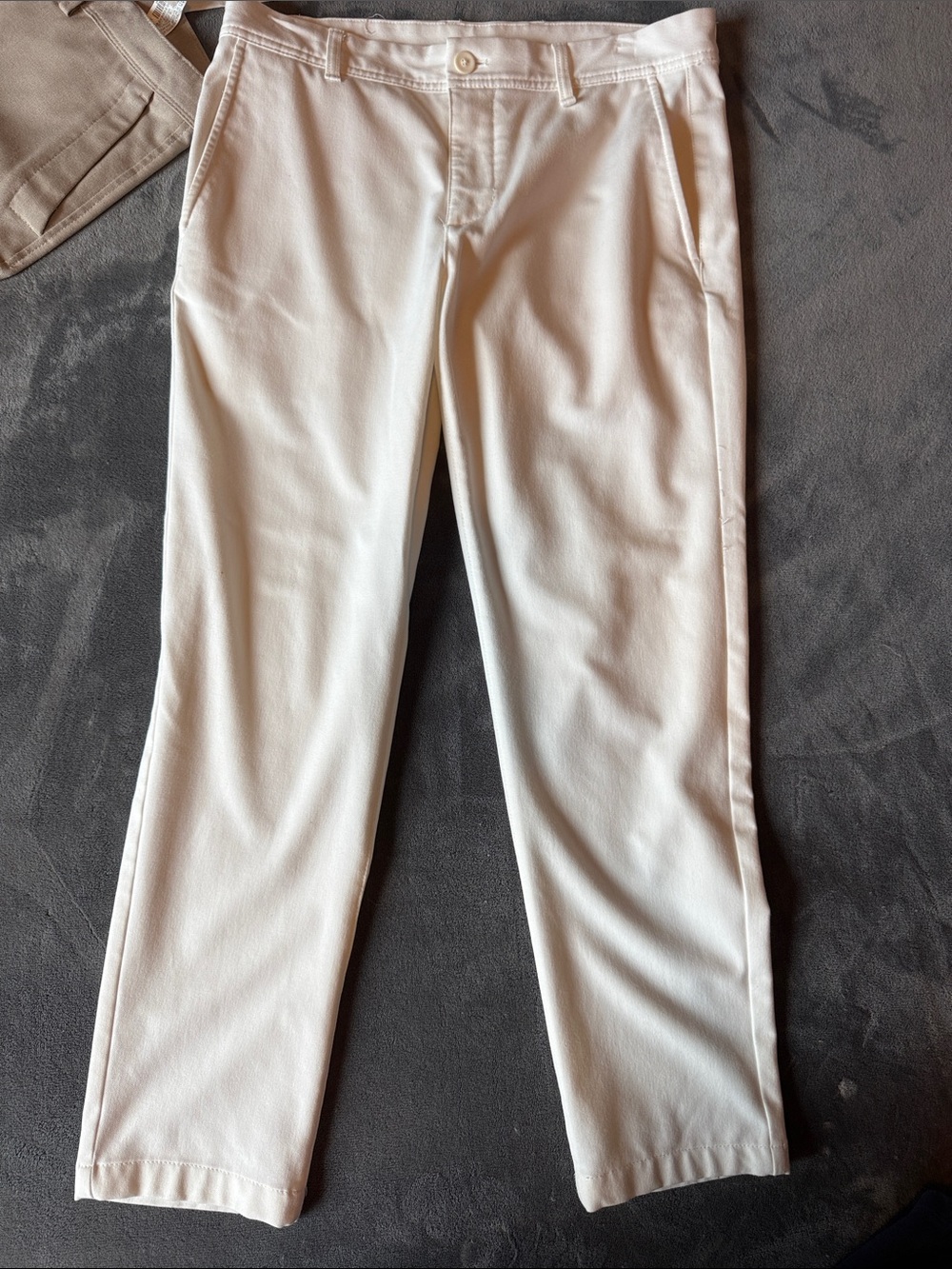 Zara White Mens Trousers
